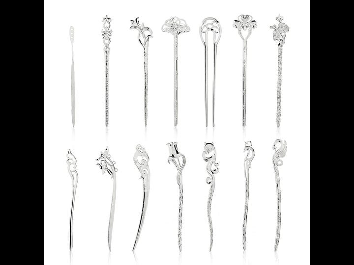 lawie-14-pack-vintage-retro-ancient-chinese-japanese-silver-metal-hair-sticks-pins-picks-long-straig-1