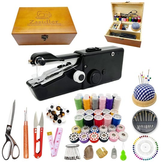 handheld-sewing-machine-wooden-sewing-box-with-153-pcs-sewing-kitadults-beginners-kids-diyhome-and-t-1