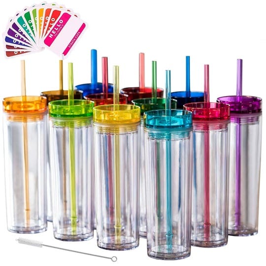 strata-cups-skinny-tumblers-24-colored-acrylic-tumblers-with-lids-and-straws-skinny-16oz-double-wall-1