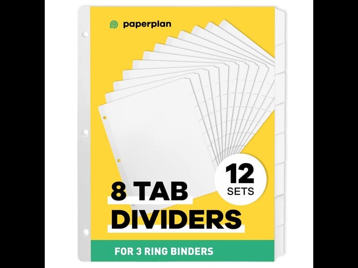 3-ring-binder-dividers-with-tabs-12-sets-x-8-tab-dividers-for-3-ring-binders-white-binder-dividers-w-1
