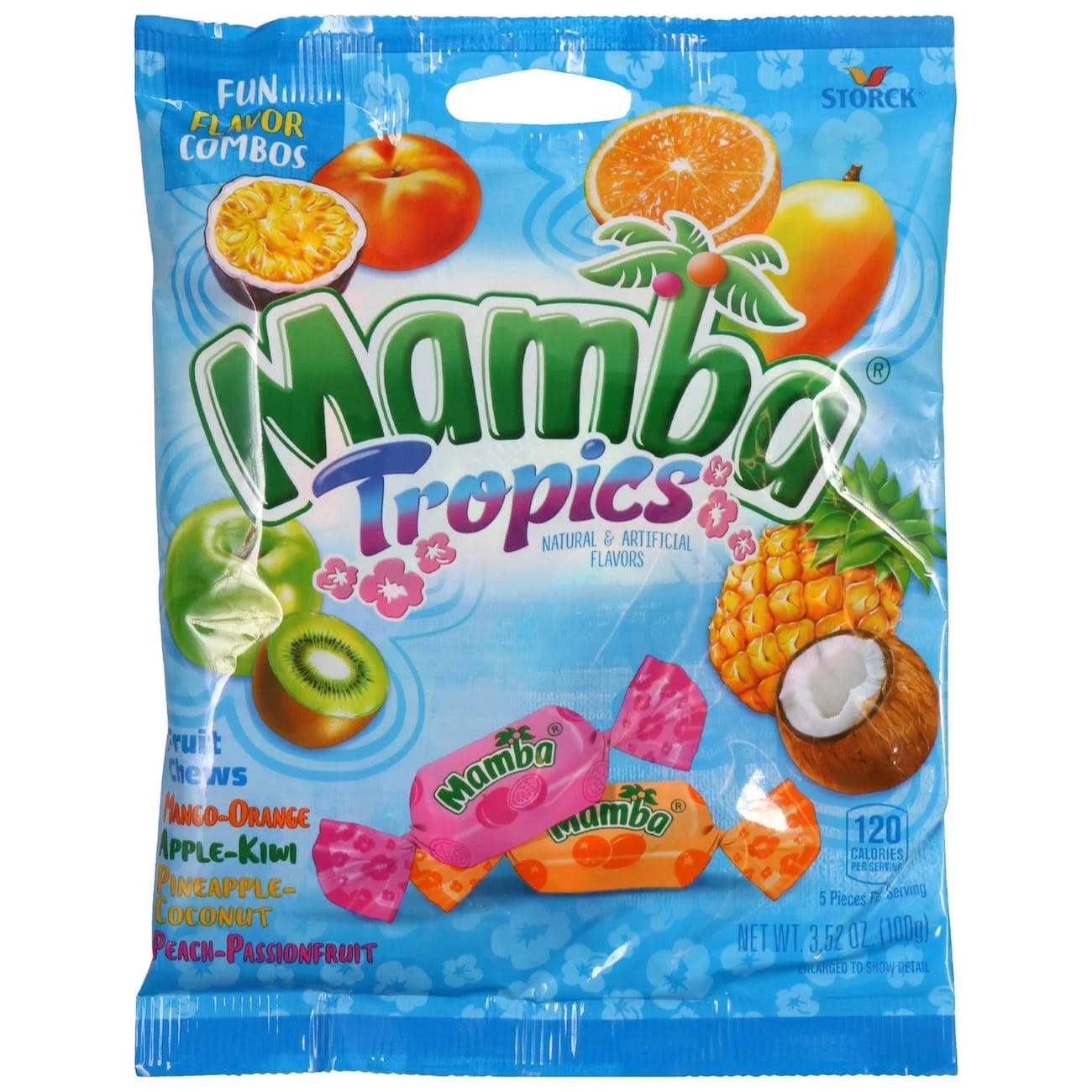 Tropical Mamba Fruit Chews - Long-Lasting Juicy Candy | Image