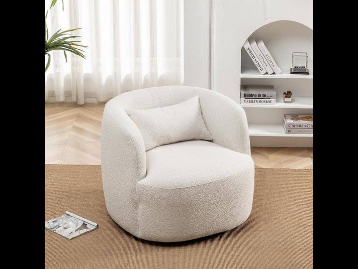 boucle-upholstered-swivel-armchair-beige-kinwell-1