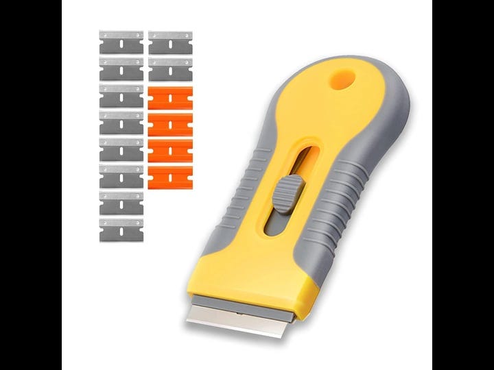 razor-blade-scrape-with-15pcs-extra-blades-scraper-tool-razor-blade-retractable-paint-stripping-tool-1