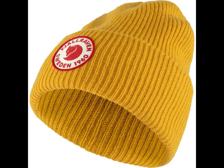 fjallraven-1960-logo-hat-mustard-yellow-1