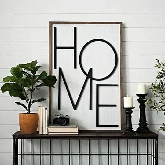 popped-letter-home-plaque-black-brown-large-wood-kirklands-1