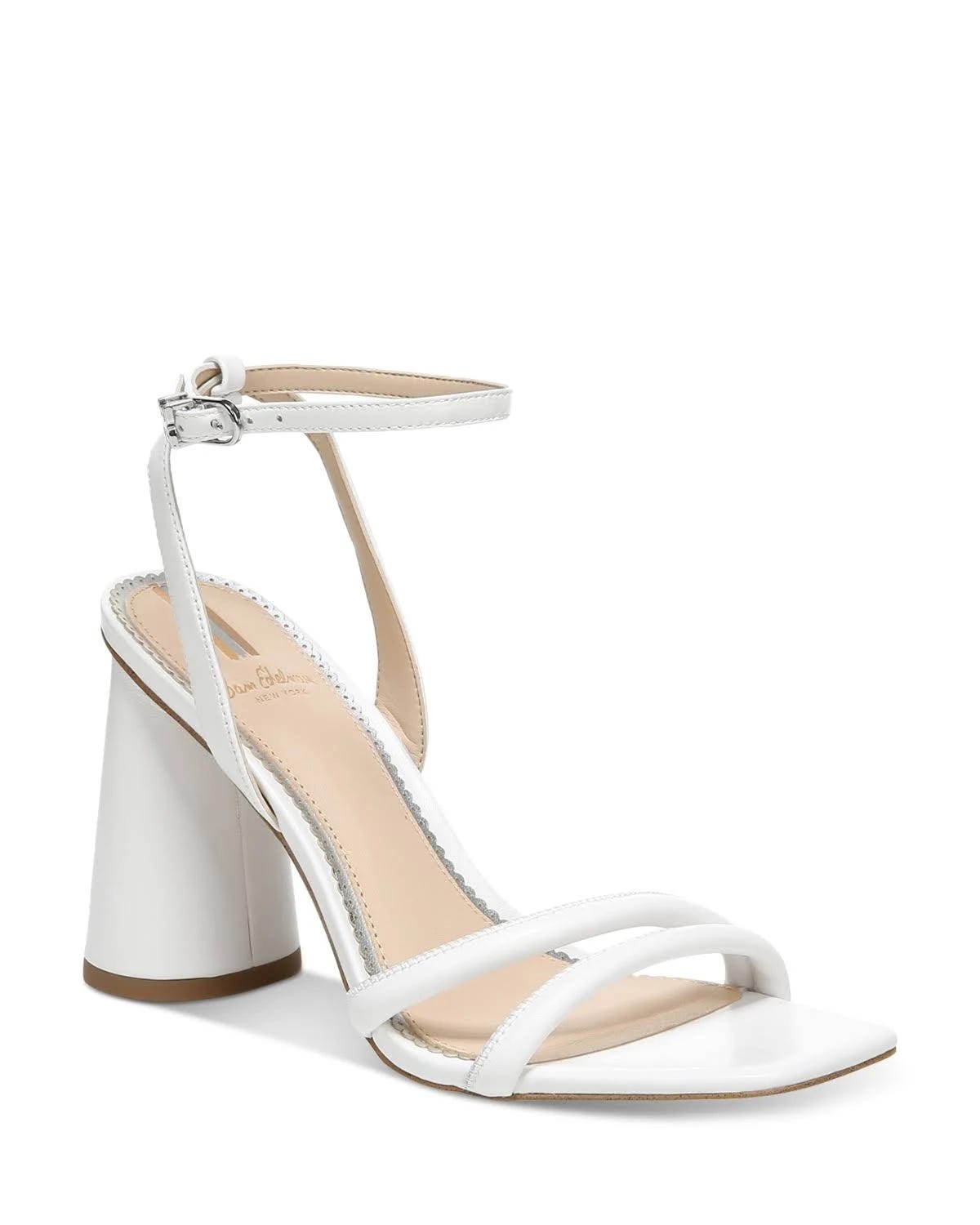 Elegant White High-Heel Sandals by Sam Edelman | Image