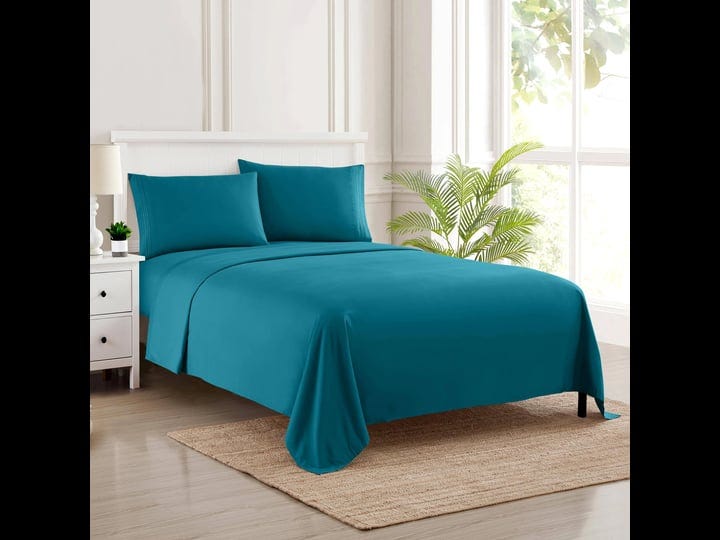 sweet-home-collection-extra-deep-21-inch-pocket-sheet-set-teal-twin-1