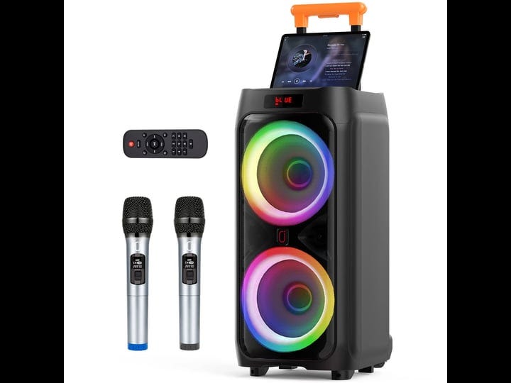 jyx-karaoke-machine-with-2-wireless-microphones-for-adults-8-subwoofer-big-bluetooth-speaker-with-51
