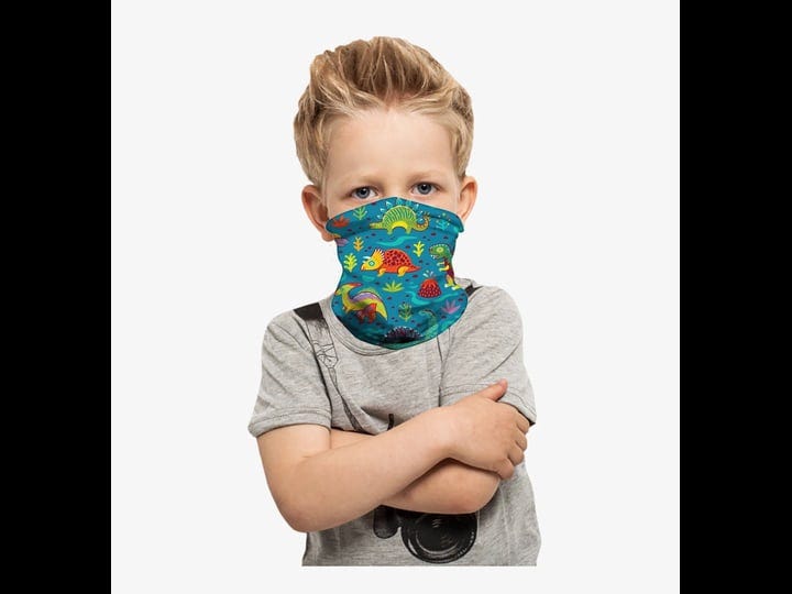 cooling-neck-gaiter-balaclava-magic-scarf-headband-face-mask-for-kids-flexible-green-dinosaurs-9997-1