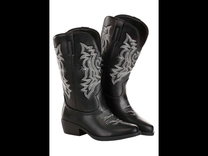 fun-costumes-womens-black-cowgirl-boots-cowboy-boots-1