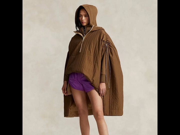 ralph-lauren-womens-oversize-water-resistant-two-side-poncho-size-xs-s-in-tan-1