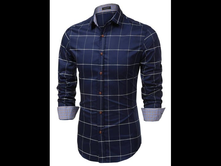 coofandy-mens-fashion-long-sleeve-plaid-button-down-casual-shirt-large-blue-1