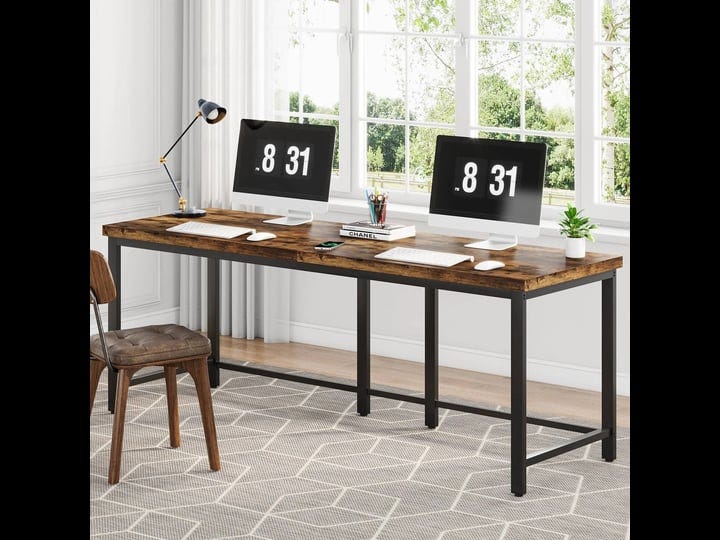 78-7-extra-long-computer-desk-for-two-person-double-computer-desk-for-home-office-brown-and-black-1