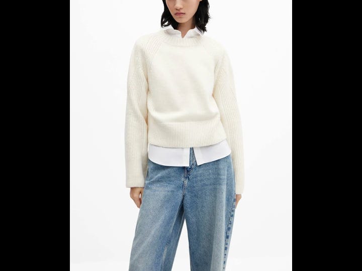 mango-round-neck-knitted-sweater-off-white-s-women-1