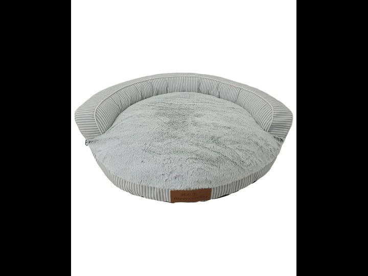 macys-canvas-round-pet-sofa-bed-extra-large-stripe-gray-1