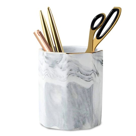 waveyu-pen-holder-stand-for-desk-marble-pattern-pencil-cup-for-girls-kids-durable-ceramic-desk-organ-1