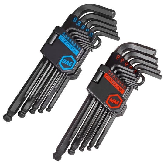 carbyne-26-piece-long-arm-ball-end-hex-key-wrench-set-inch-metric-s2-steel-1