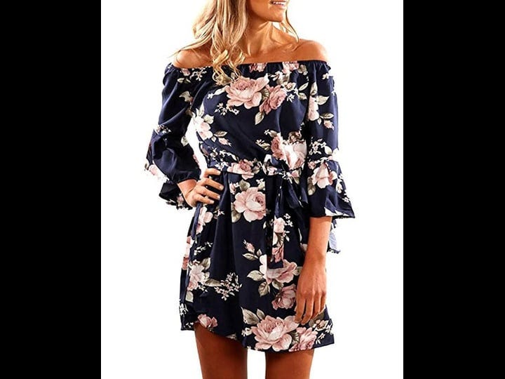 svaliy-women-off-shoulder-ruffles-floral-tunic-casual-party-shift-short-dress-navy-xl-x-large-1