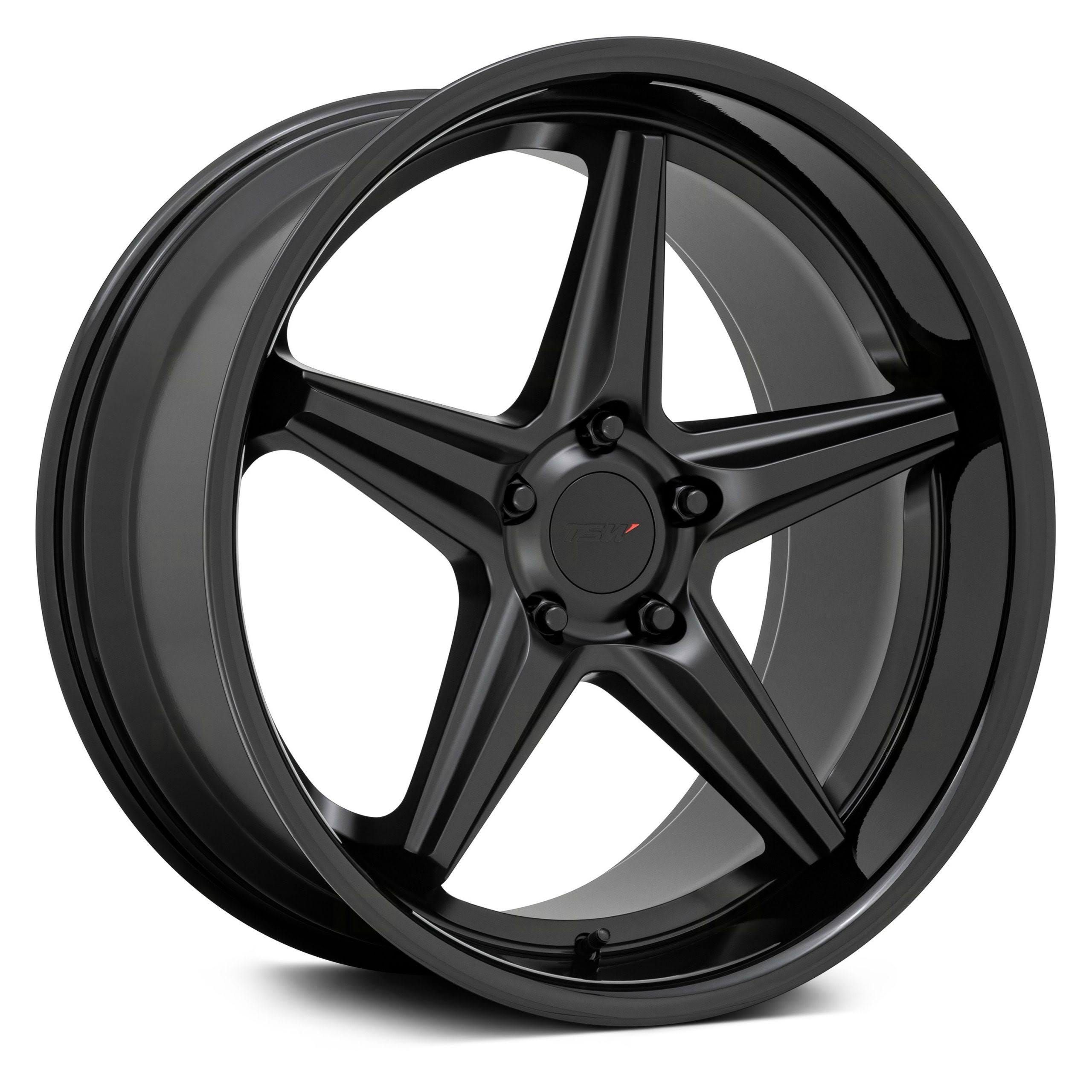 TSW Premium Matte Black 19x9.5 Wheels with Advanced Performance | Image