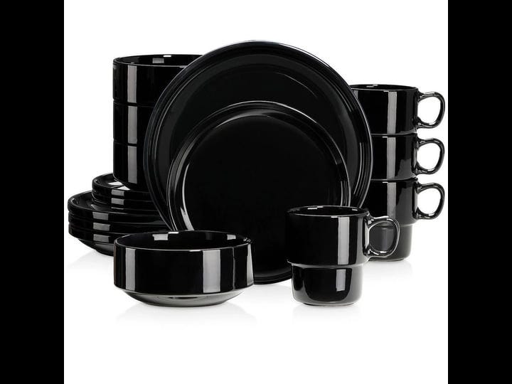 lovecasa-16-piece-round-dinnerware-set-stackable-service-for-4-black-1