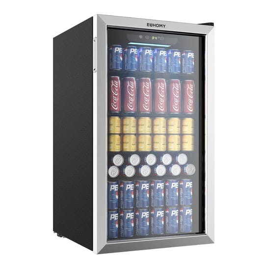 euhomy-beverage-refrigerator-and-cooler-126-can-mini-fridge-with-glass-door-1