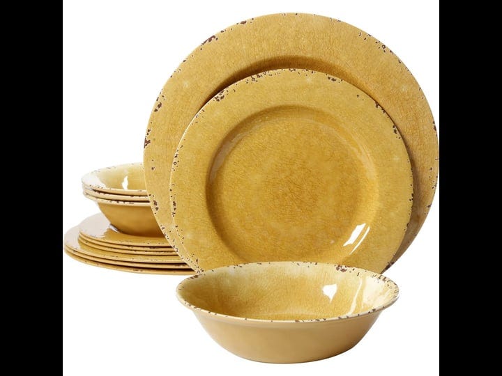 gibson-mauna-12-piece-dinnerware-set-yellow-1