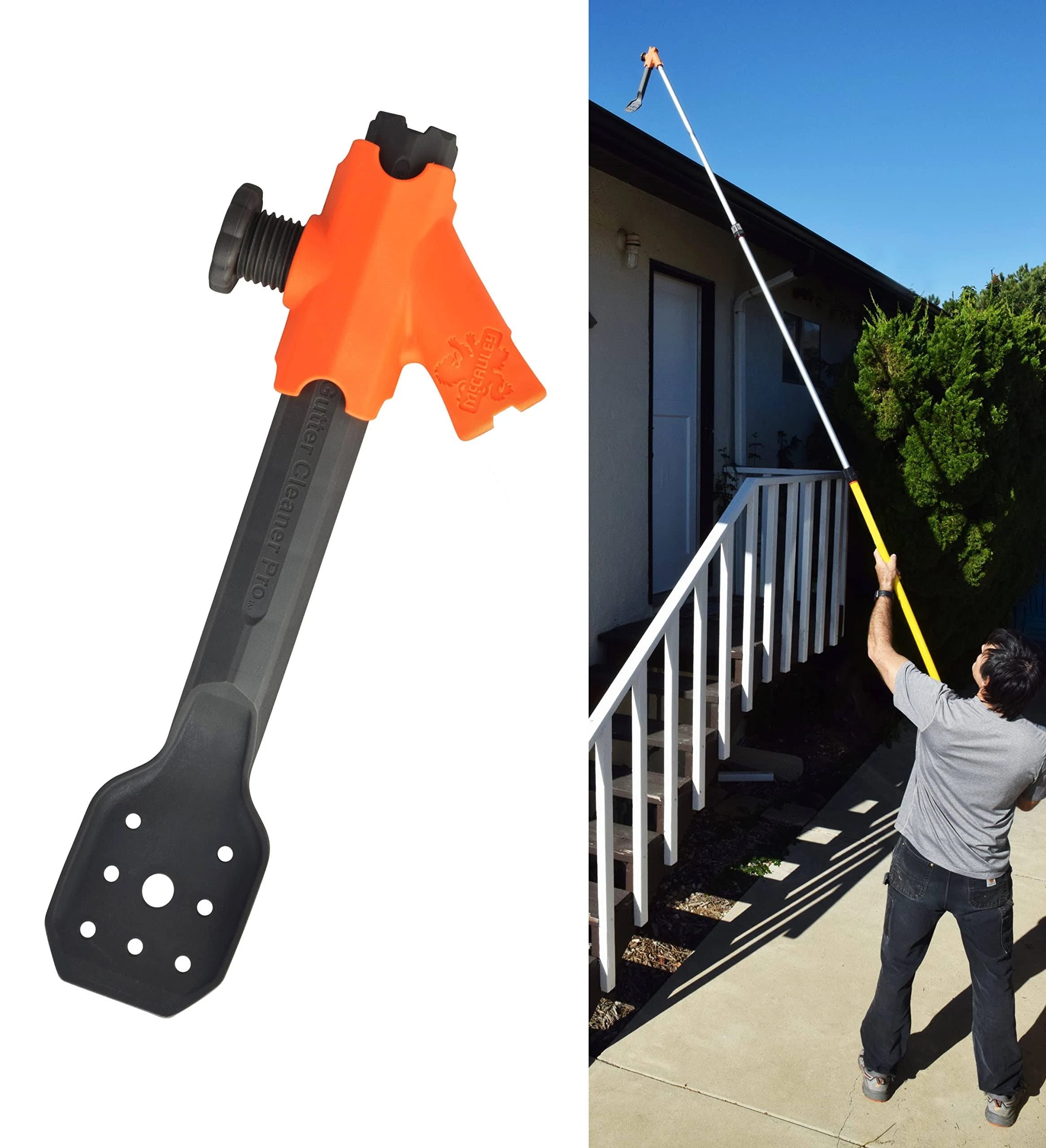 Safe Gutter Cleaner for Multiple Heights | Image