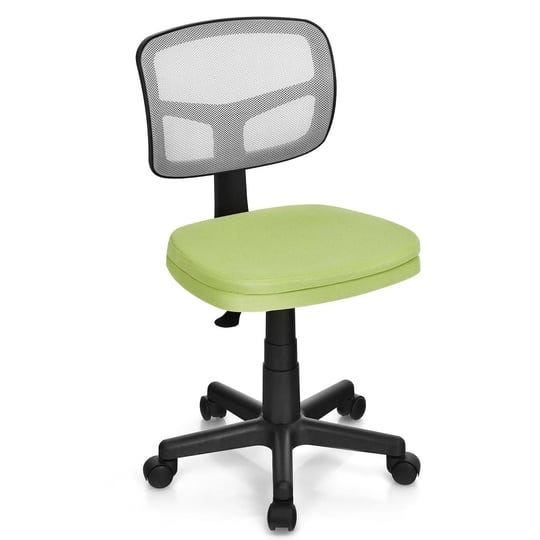 armless-desk-chair-low-back-computer-chair-green-1