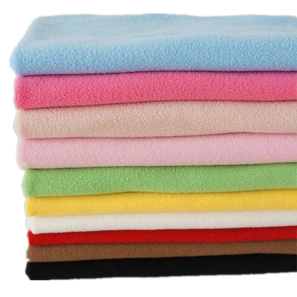 Eco-Friendly Polar Fleece Fabric 10-Pack for DIY Crafts and Home Accessories | Image