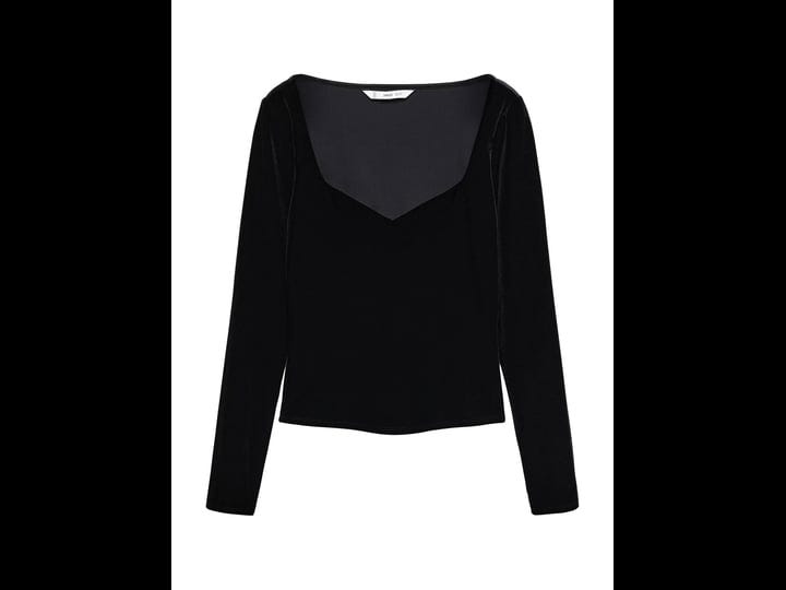 mango-velvet-v-neck-t-shirt-black-s-women-1