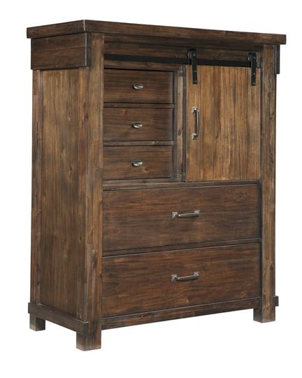 ashley-lakeleigh-brown-5-drawer-chest-1