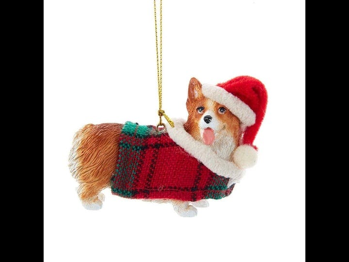 corgi-welsh-with-plaid-coat-and-santa-hat-ornament-1