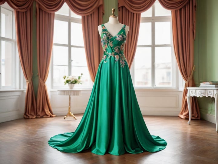 Silk-Green-Dress-5