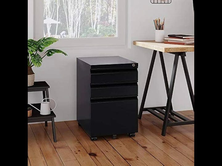 devaise-3-drawer-mobile-file-cabinet-with-lock-under-desk-metal-filing-black-1