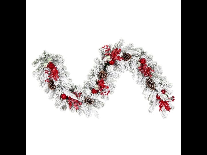 vickerman-6-x-16-flocked-artificial-christmas-garland-unlit-1