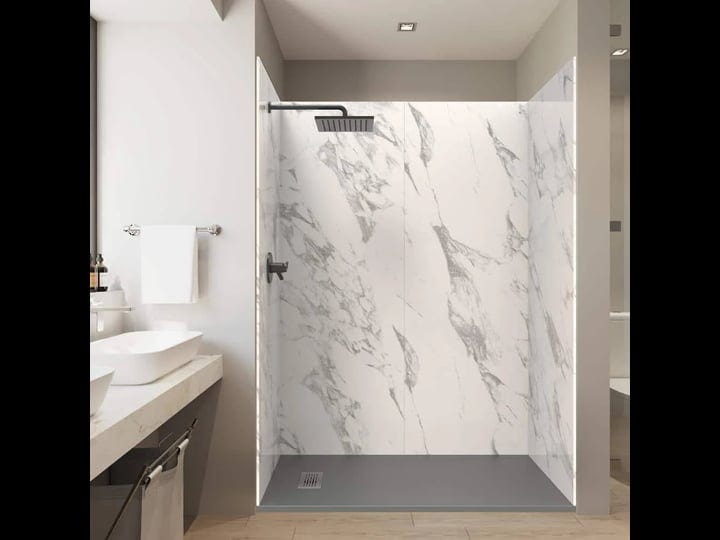 60-in-l-x-32-in-wx84-in-h-alcove-solid-composite-stone-shower-kit-w-carrara-walls-and-l-r-graphite-s-1