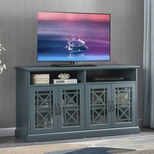 53-wooden-tv-console-storage-buffet-cabinet-sideboard-with-glass-door-and-adjustable-shelves-console-1