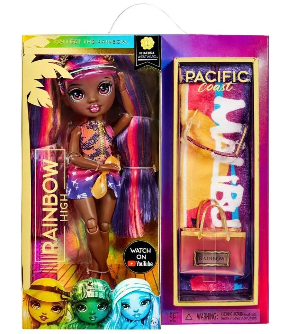 Rainbow High Phaedra Westward Pacific Coast Fashion Doll with Interchangeable Legs | Image