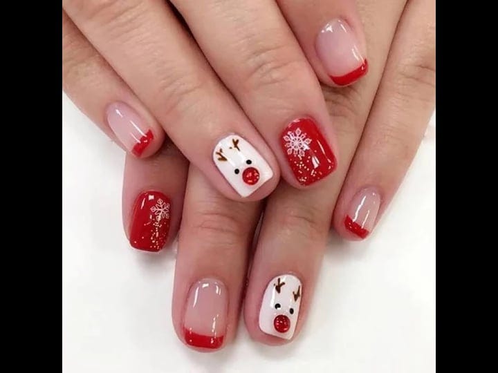 christmas-press-on-nails-short-square-fake-nails-red-french-tip-acrylic-nails-cute-elk-snowflake-ful-1