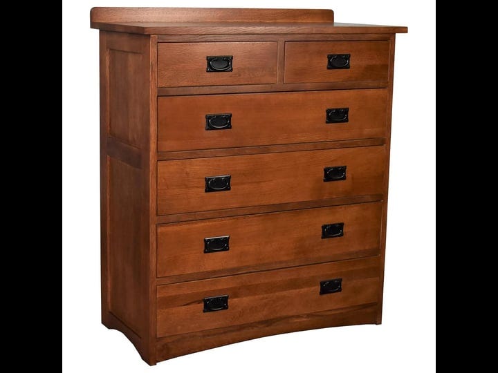 crafters-and-weavers-craftsman-6-drawer-solid-wood-dresser-in-cherry-oak-1