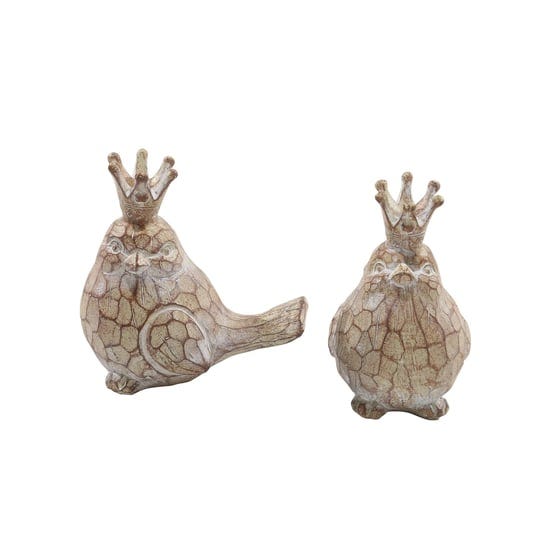 set-of-2-gold-bird-figurines-contemporary-polyresin-4-royal-bird-with-crown-home-decor-office-or-hom-1