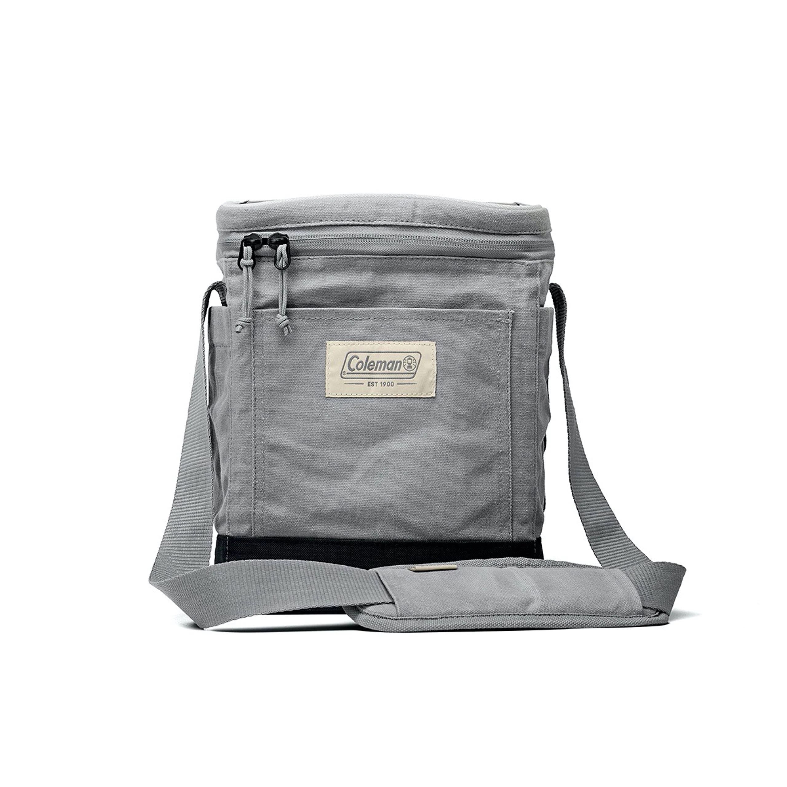 Coleman 12-Can Soft Cooler: Durable Waxed Canvas Lunch Box for Outdoor Adventures | Image