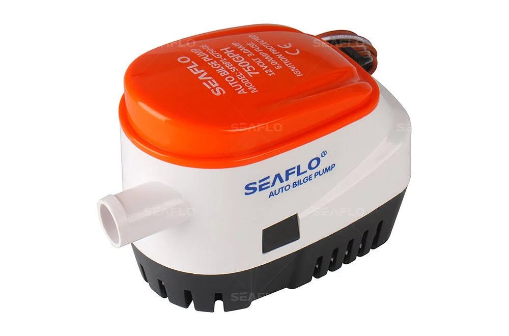 Compact, Automatic Submersible Bilge Pump with Built-in Float Switch | Image