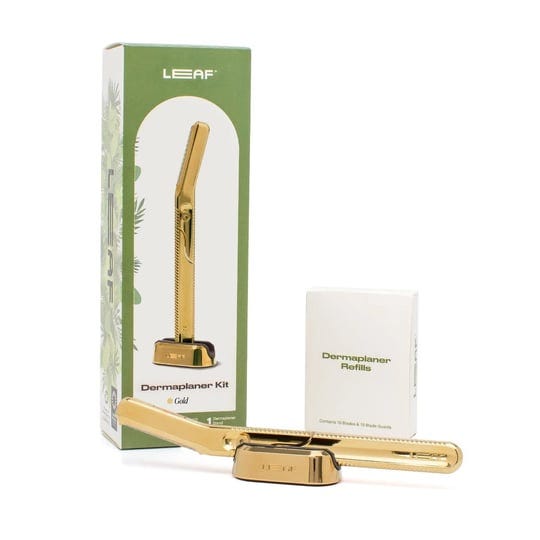 leaf-dermaplaner-gift-set-gold-1