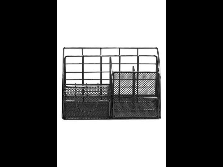 sorbus-mesh-desk-organizer-black-1