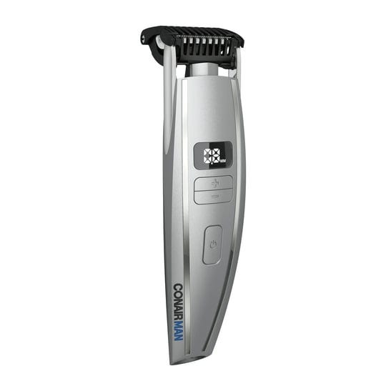 conairman-beard-and-stubble-trimmer-with-flex-head-premium-etched-grey-1