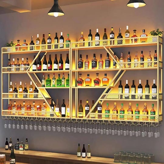 modern-wall-mounted-wine-rackbar-unit-floating-shelves-with-led-light-iron-display-stand-wine-holder-1