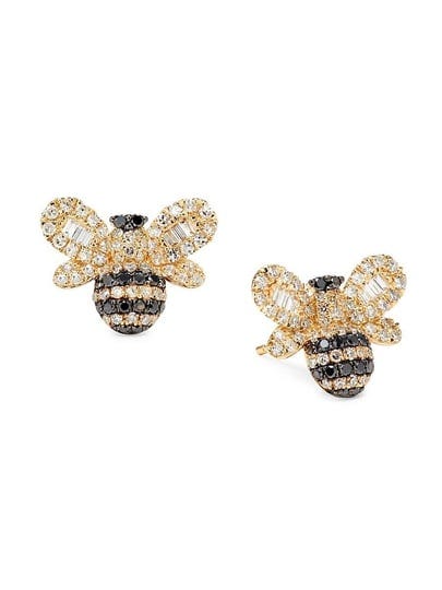 effy-womens-14k-yellow-gold-black-white-diamond-honey-bee-stud-earrings-1