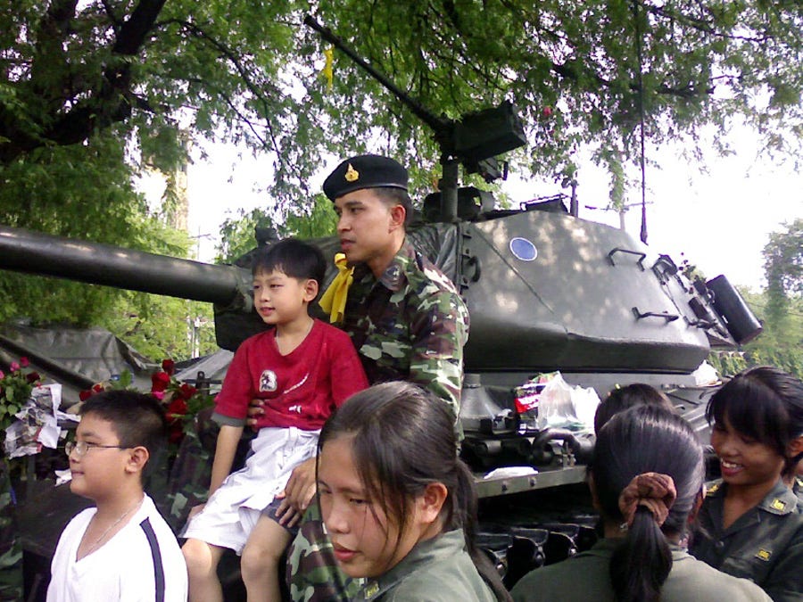 Thai army in 2006. Photo via Wikipedia