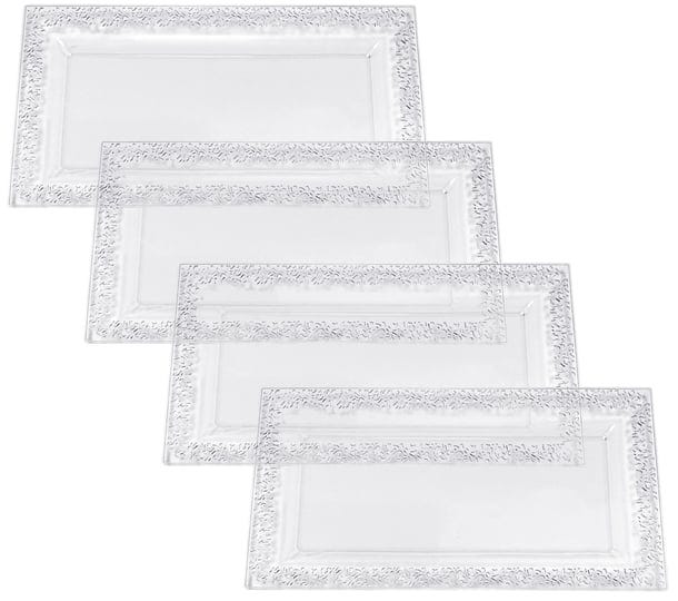 yumchikel-4-pk-14-x-7-5-clear-lace-rim-plastic-serving-trays-platters-heavy-duty-disposable-decorati-1